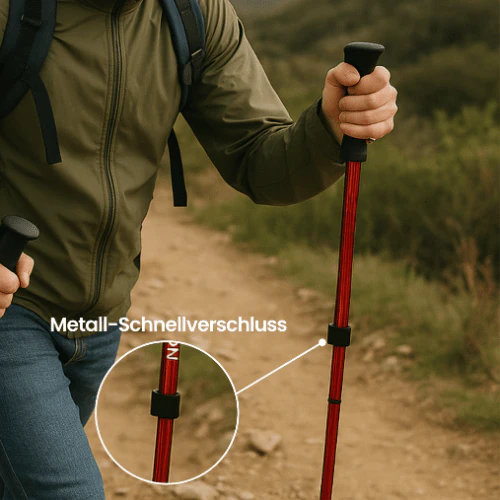PEAKPATH – Adjustable Trekking Poles for Stability & Comfort - Image 7