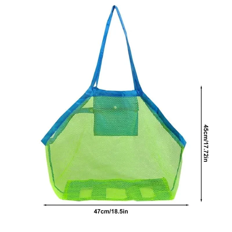 Portable Mesh Bag for Kids - Lightweight & breathable for toys & beach gear - Image 5