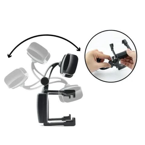 ROADVIEW - Rear-view mirror mobile phone holder for safe driving - Image 3