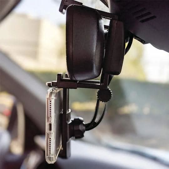 ROADVIEW - Rear-view mirror mobile phone holder for safe driving - Image 7