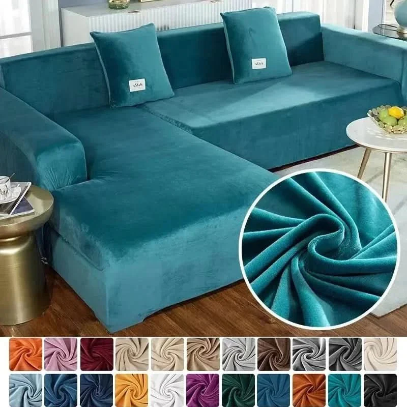 SamtLux sofa cover - Elastic & luxurious for every living room - Image 3