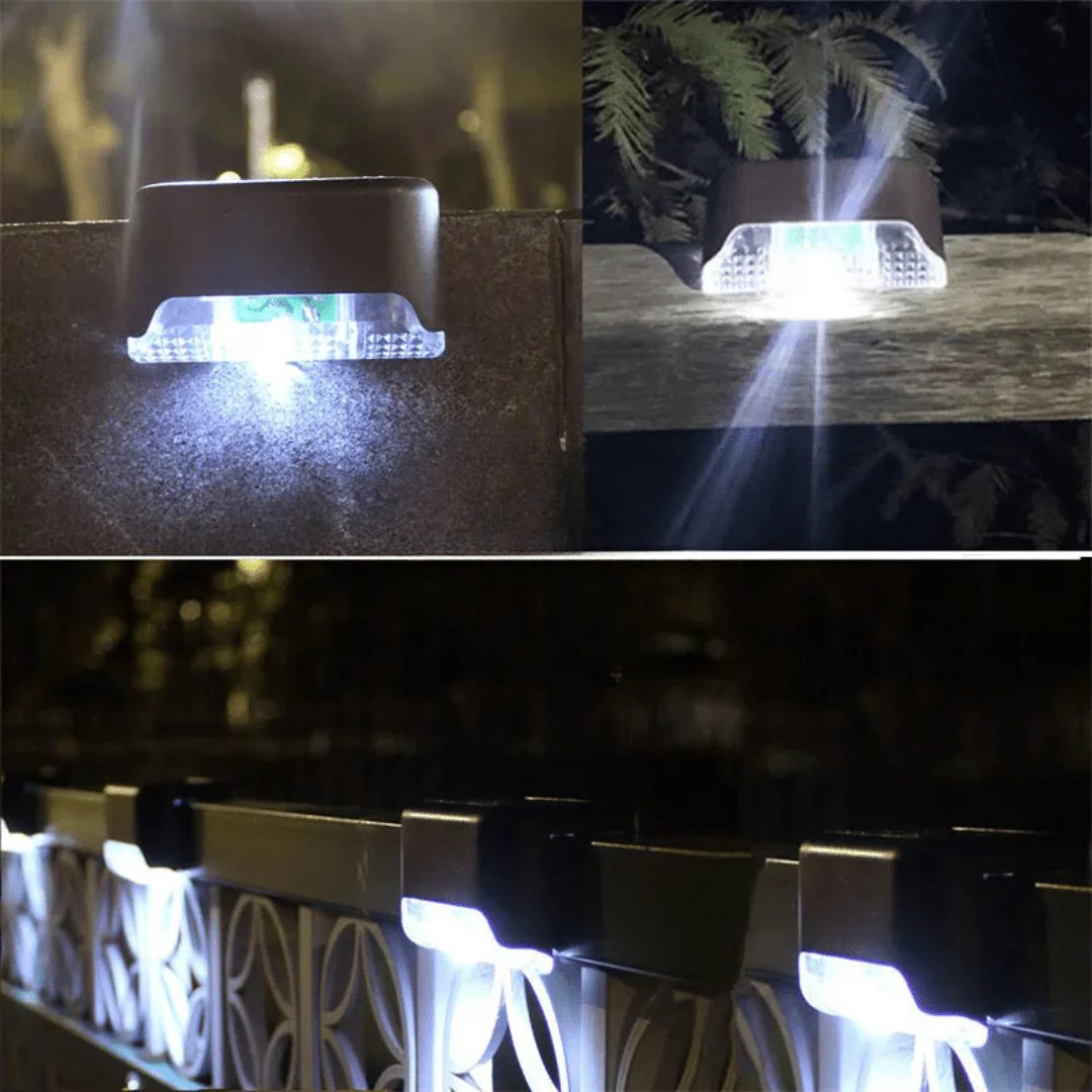 GlowLite Solar - Self-adhesive solar lights for garden, stairs & balcony with warm white light - Image 4