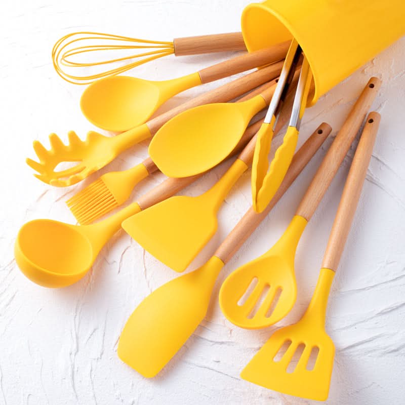 Silicone kitchen utensil set - Heat-resistant & stylish for every kitchen - Image 13