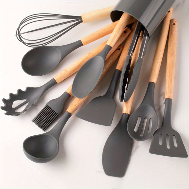 Silicone kitchen utensil set - Heat-resistant & stylish for every kitchen - Image 8