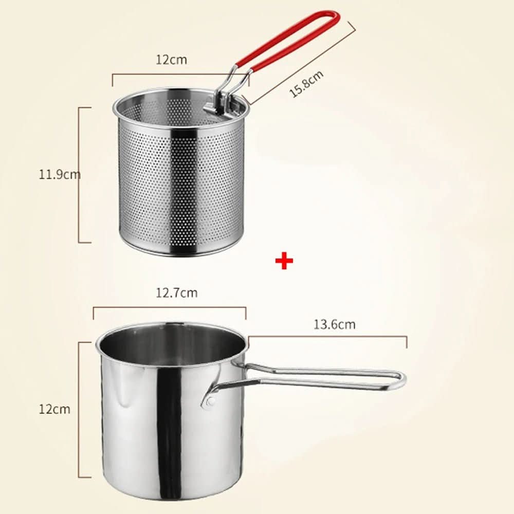 SmartFry Pot - Stainless steel deep fryer with anti-scald handle & oil-saving design - Image 12