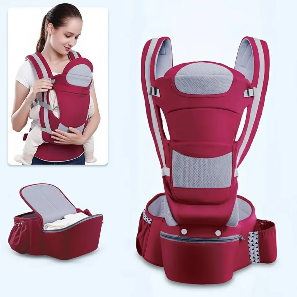 SnuggleHip Baby Carrier - For relaxed carrying & a healthy back - Image 4