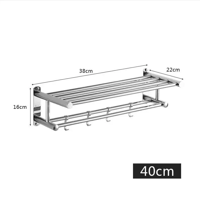 SteelRack stainless steel towel rail - Space-saving & stylish for every bathroom - Image 3