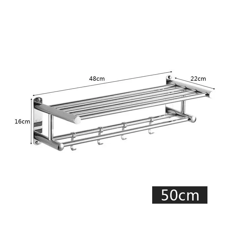 SteelRack stainless steel towel rail - Space-saving & stylish for every bathroom - Image 4