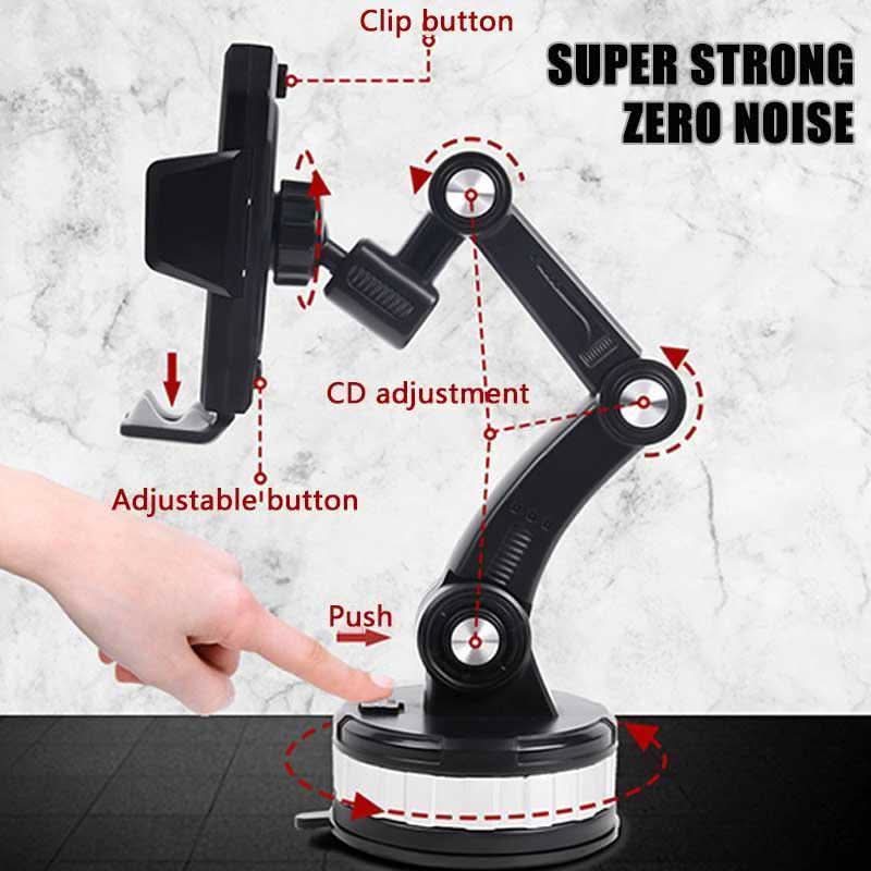 Super adsorption - 360° mobile phone holder with strong suction cup attachment - Image 7