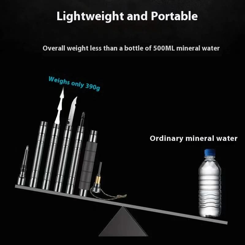 SURVIVAL TREKKER - Tactical hiking pole with multi-tool function for outdoor & emergencies - Image 7