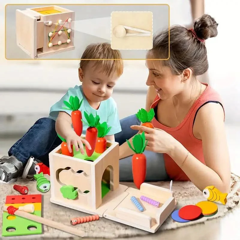 TinyTrail PlayCube - 8-in-1 Montessori play box for babies - Promotes development and creativity - Image 6