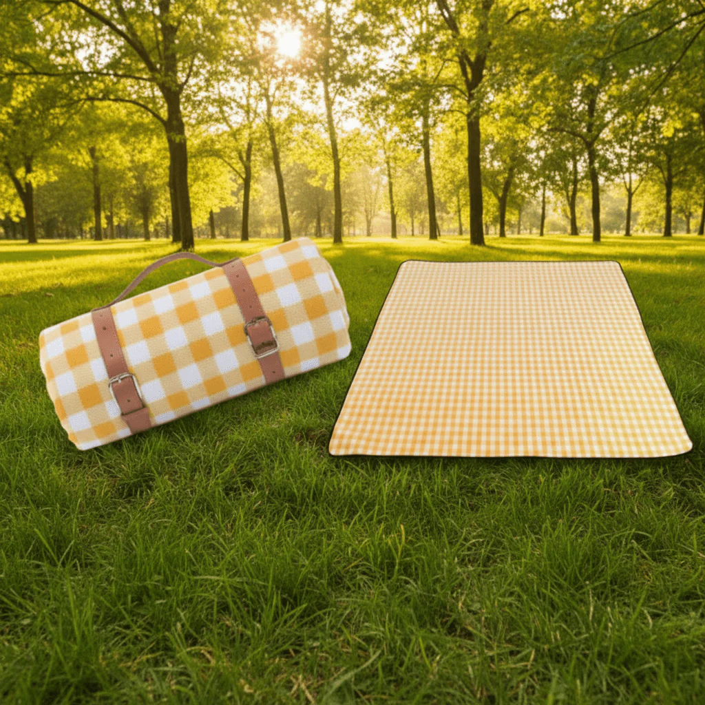 TRAILCOVER – Robust outdoor picnic blanket with water-repellent layer & compact foldable design - Image 3