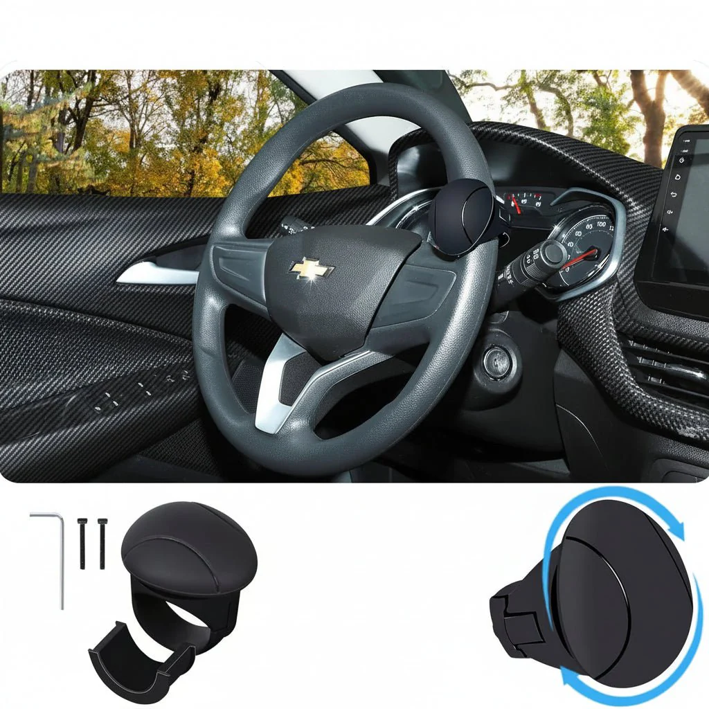 TURNFLOW – Ergonomic Steering Wheel Spinner Knob for a Smooth Driving Experience - Image 3