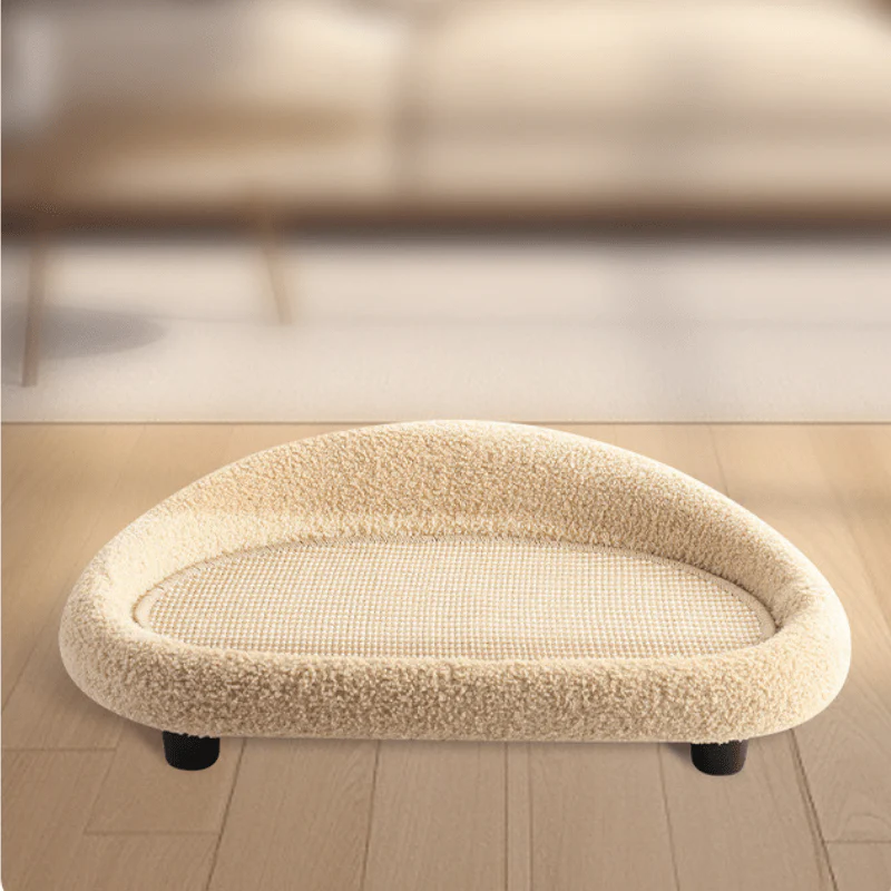 VelvetPaws Den – Stylish retreat with scratching surface & cozy cushion - Image 14