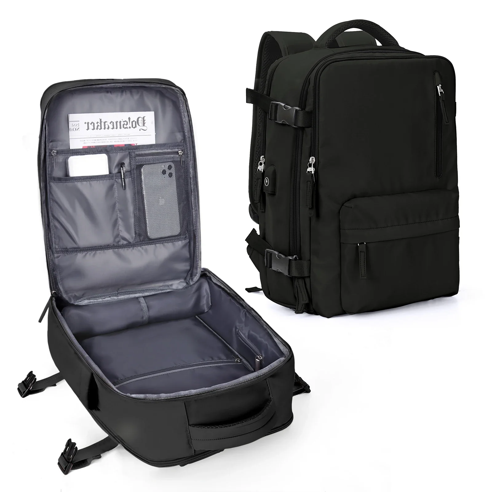 Versatile Backpack for School and Travel - Laptop backpack with spacious main compartment - Image 8